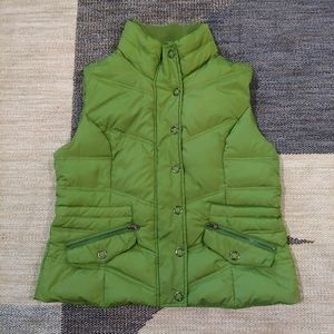 Bailey's Point Puffer Vest, Women's Size XL(18), Green